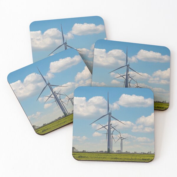 Item preview, Windmill farm on green meadow designed and sold by Lukasz Szczepanski.