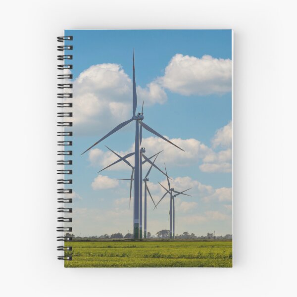 Item preview, Windmill farm on green meadow designed and sold by Lukasz Szczepanski.
