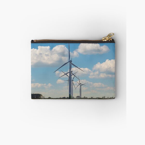 Item preview, Windmill farm on green meadow designed and sold by Lukasz Szczepanski.