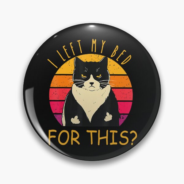 Item preview, Funny Vintage Black Cat I Left My Bed For This   designed and sold by LamMinhLee.