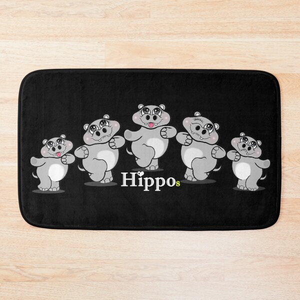 Item preview, Cute hippos  designed and sold by Shirley cute art .
