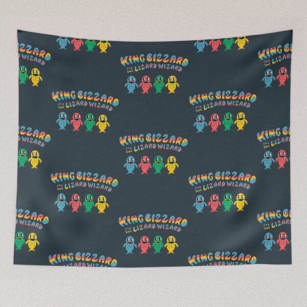 Item preview, King Gizzard And The Wizard Lizard fishies designed and sold by LamMinhLee.