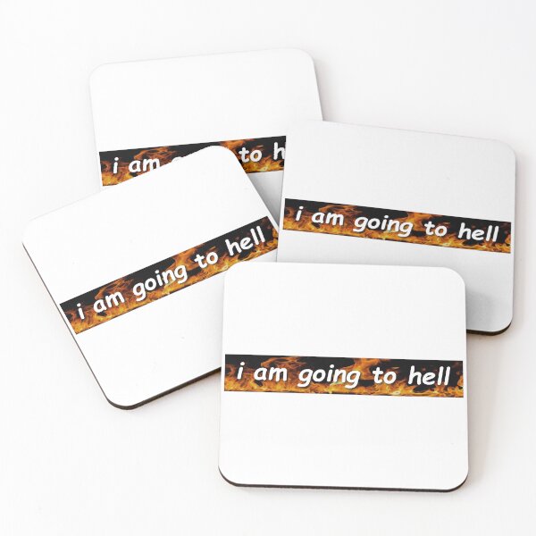 Item preview, I Am Going To Hell Cool Bumper designed and sold by Sour Soul.