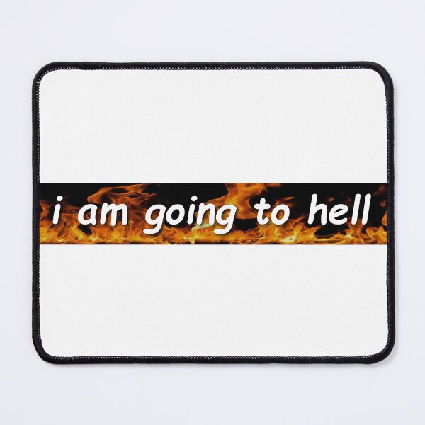Item preview, I Am Going To Hell Cool Bumper designed and sold by Sour Soul.