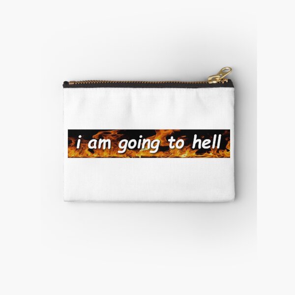 Item preview, I Am Going To Hell Cool Bumper designed and sold by Sour Soul.
