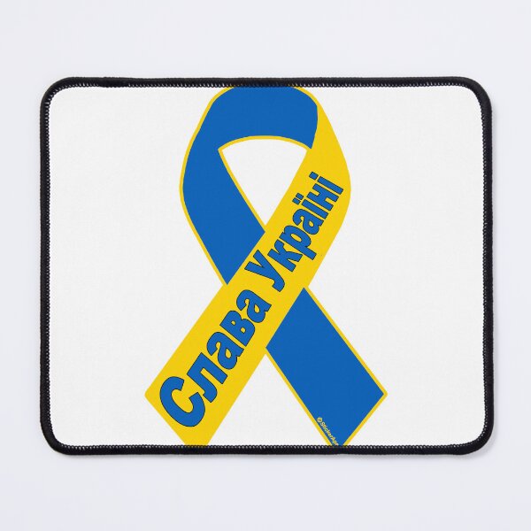 Item preview, Glory To Ukraine; Solidarity Ribbon; designed and sold by StickerApe.