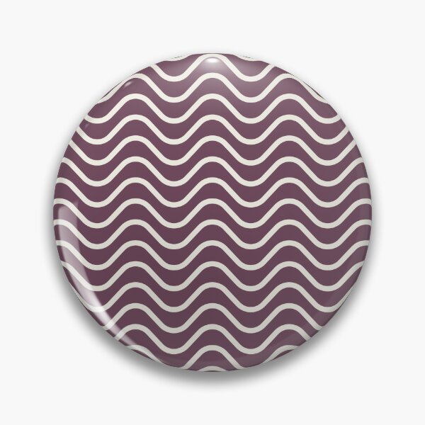 Item preview, Berry Conserve Brown and Antique White Waves Zigzag Horizontal Striped Pattern designed and sold by HiddenPuppets.