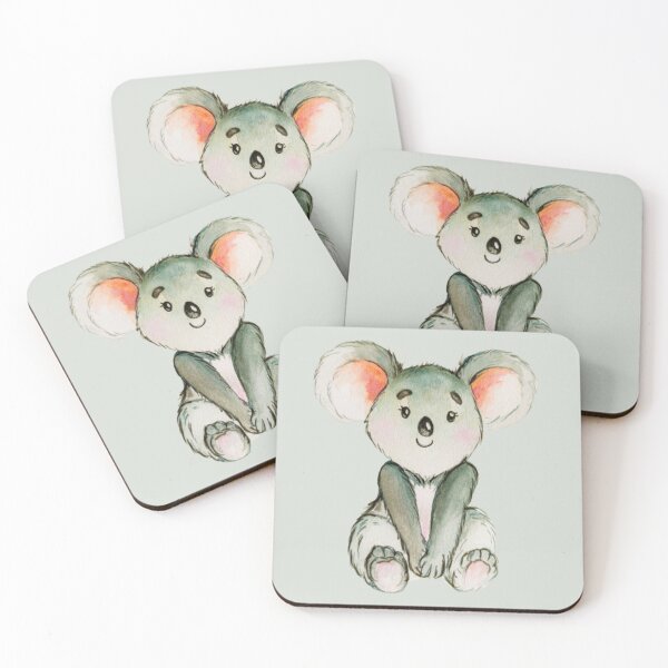 Item preview, Watercolor Cute baby koala designed and sold by Designs1279.