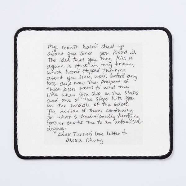 Item preview, Alex Turner_s love letter to Alexa Chung   designed and sold by LamMinhLee.