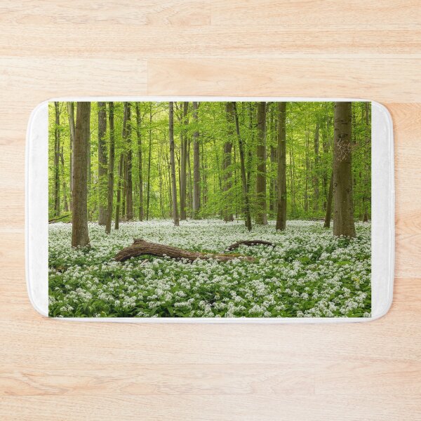 Item preview, Wild garlic forest in spring designed and sold by thomas-herzog.