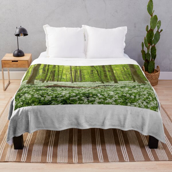 Item preview, Wild garlic forest in spring designed and sold by thomas-herzog.