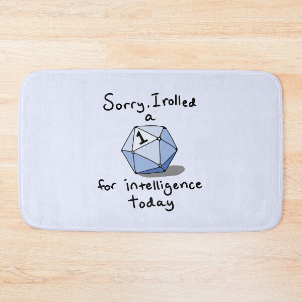 Item preview, Nat 1 for Intelligence (Indigo) designed and sold by Jets-Emporium.