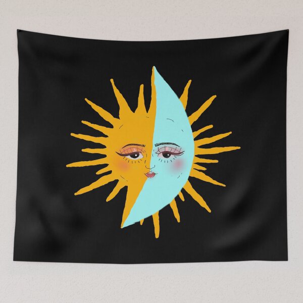 Item preview, Feminine sun moon designed and sold by Mermaidssparkle.