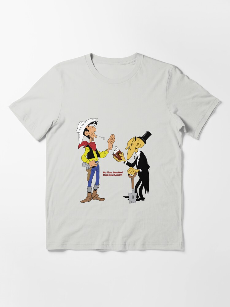 Smigre Yoghurt Afsky Lucky luke and undertaker" Essential T-Shirt for Sale by mixtape80 |  Redbubble