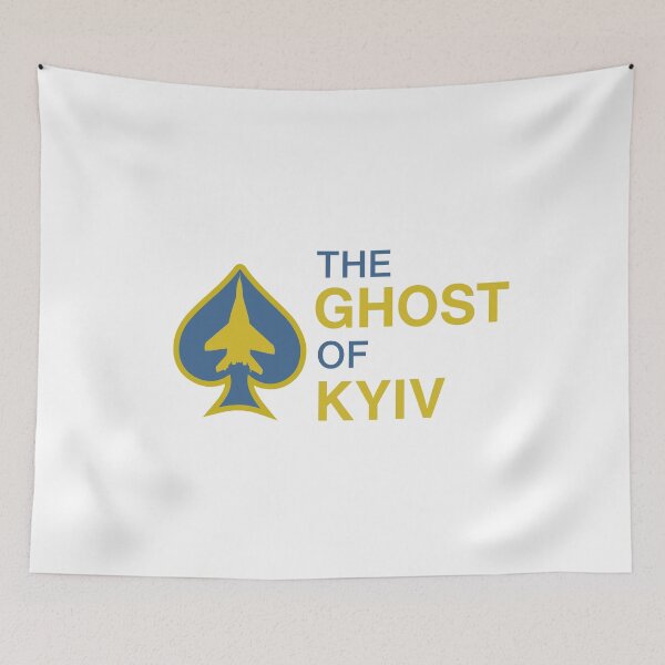 Item preview, The Ghost of Kyiv I Stand with Ukraine - Ukrainian Lover Support - Support Ukrainian Flag - Save Ukraine designed and sold by Inari Designs.