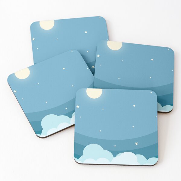 Item preview, Star With Cute Clouds In A Blue Sky designed and sold by deepblueH.