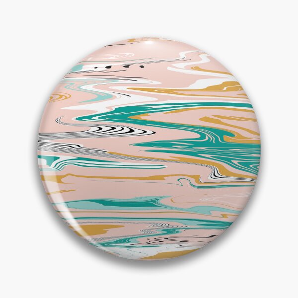 Item preview, Peachy liquid marble texture designed and sold by TheCosmoWest.