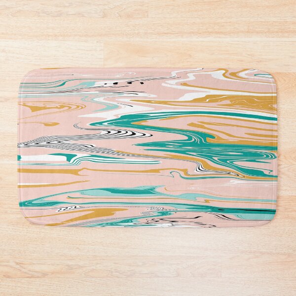 Item preview, Peachy liquid marble texture designed and sold by TheCosmoWest.