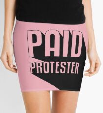 Paid Protester Mini Skirt