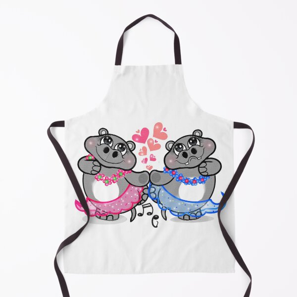 Item preview, Cute Dancing Hippos  designed and sold by Shirley cute art .