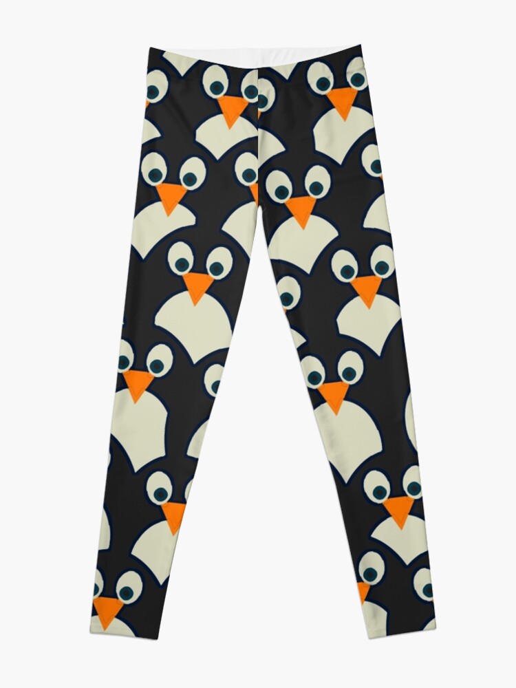 Thumbnail 3 of 5, Leggings, Penguin Pile-Up designed and sold by imagology.