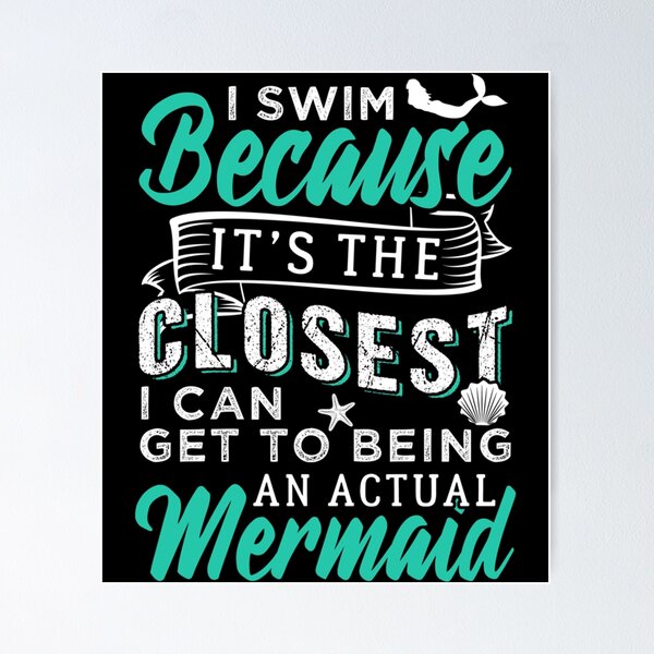 Item preview, Swimming Fan Mermaid Lover Watersports Classic T-Shirt designed and sold by yeseniaval.