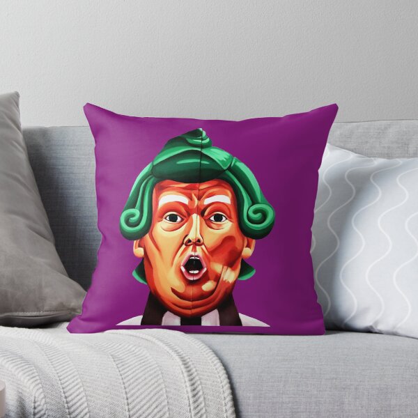 Oompa Loompa Trump Throw Pillow