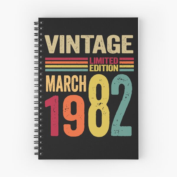 Item preview, 40 Year Old Gifts Vintage March 1982 - 40th Birthday gift designed and sold by BahaaIB.