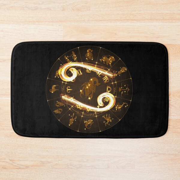 Item preview, Gold Horoscope Cancer, Gold Zodiac Cancer, Golden Astrology Symbol designed and sold by podekom.