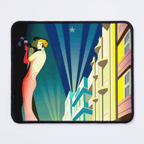Item preview, "SOUTH BEACH DANCERS" Art Deco Print designed and sold by posterbobs.