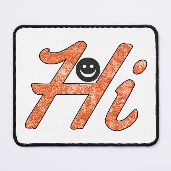 Item preview, AH4Ma T-Shirt With Hi text designed and sold by Ahmad4MayLod.
