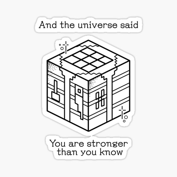 Item preview, And the universe said you are stronger than you know designed and sold by FineHades.