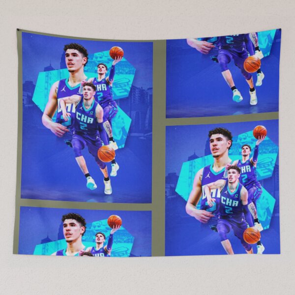 Item preview, Lamelo Ball blue designed and sold by Kunal777.