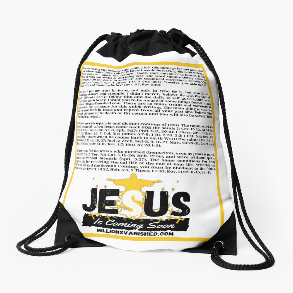 Item preview, Drawstring Bag designed and sold by 1thes416.