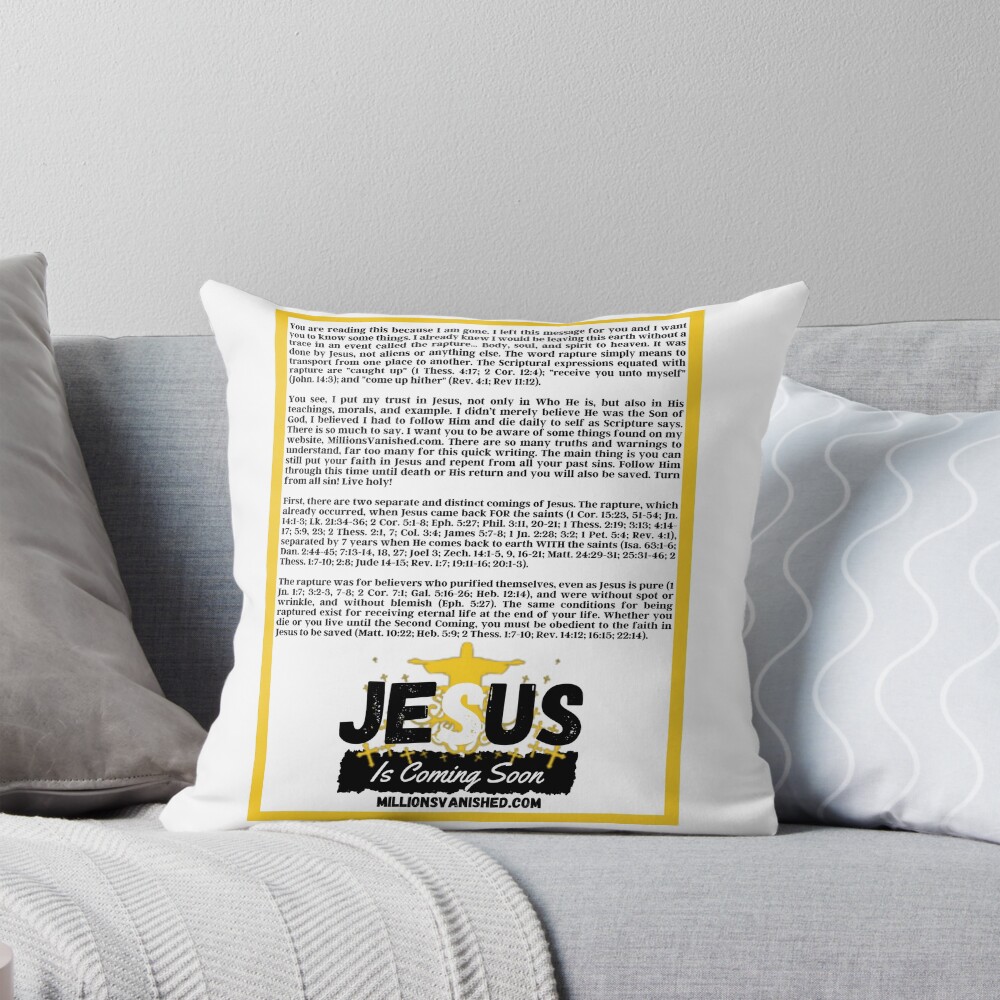 Item preview, Throw Pillow designed and sold by 1thes416.