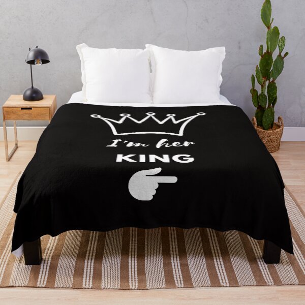 Item preview, I'm her King for Men | for Couples and Lovers designed and sold by DeluxeLK.
