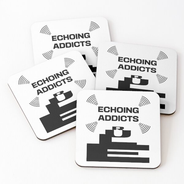 Item preview, Echoing Addicts Rule designed and sold by Apikoedesign.