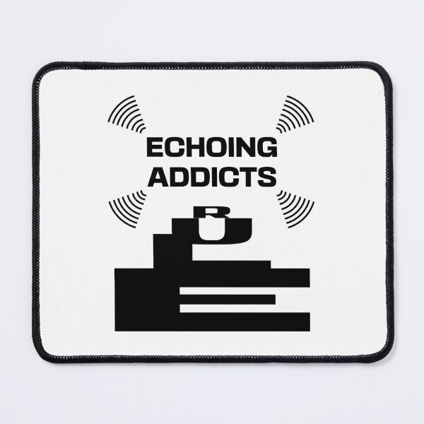 Item preview, Echoing Addicts Rule designed and sold by Apikoedesign.