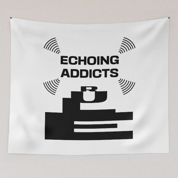 Item preview, Echoing Addicts Rule designed and sold by Apikoedesign.