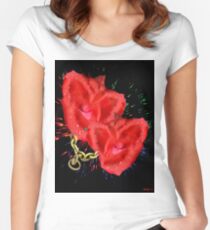 VALENTINE’S PROMISES Women's Fitted Scoop T-Shirt