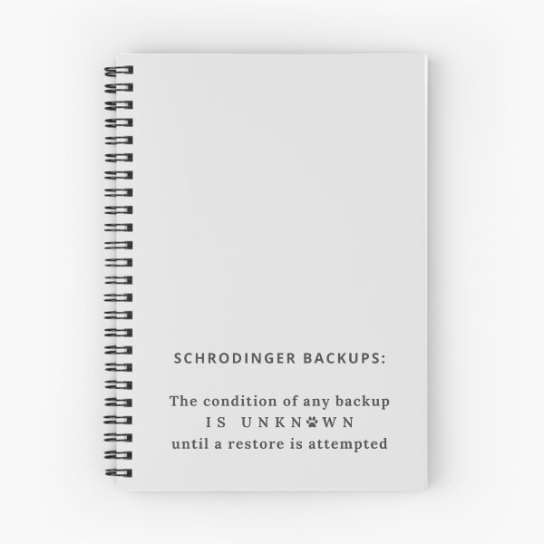Aperçu de l'œuvre Sauvegardes Schrödinger créée et vendue par FedoraDesign.