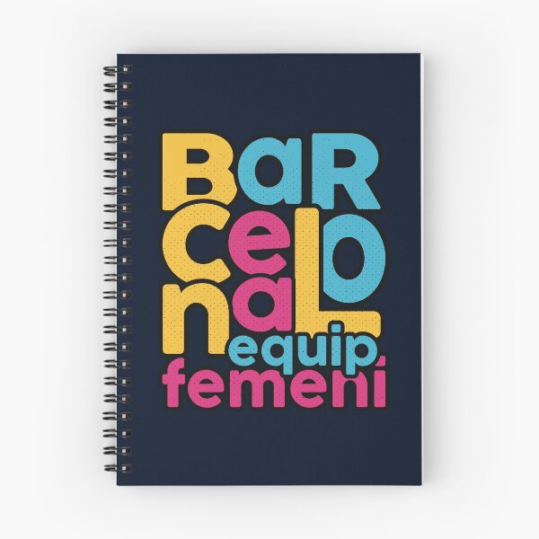 Artikelvorschau, Barcelona Femeni stattet Typografie (WOSO) aus entworfen und verkauft von Numero14.