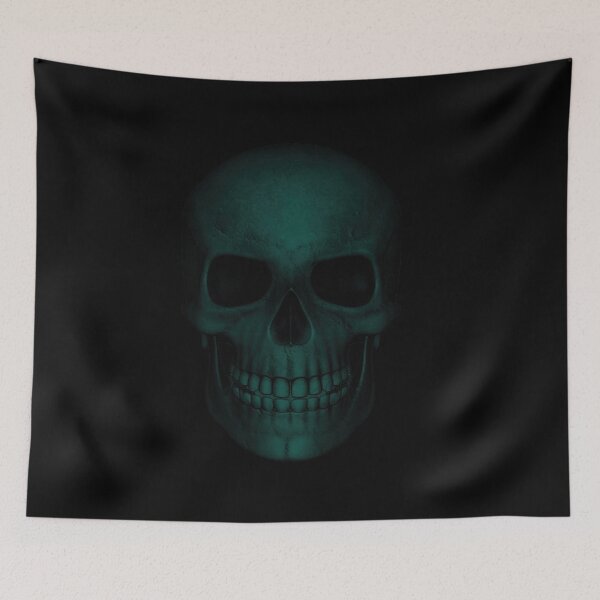 Item preview, Dark Skull Green designed and sold by ArteVintage.