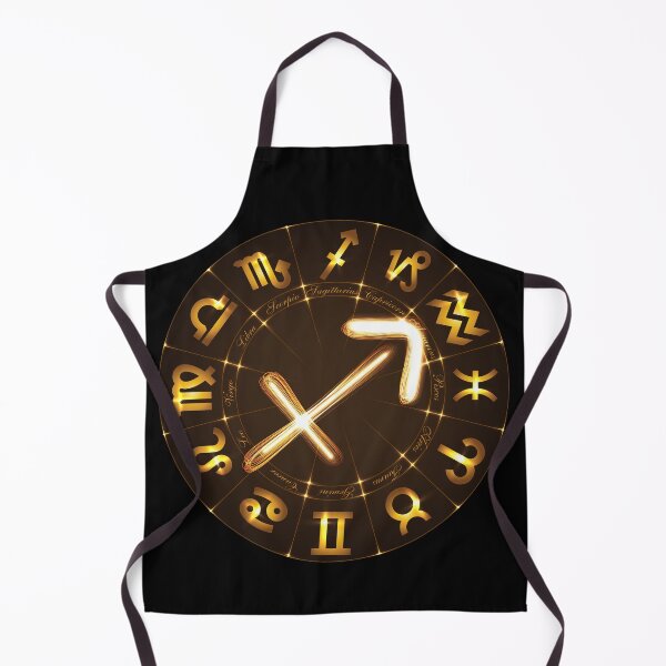 Item preview, Gold Horoscope Sagittarius, Gold Zodiac Sagittarius, Golden Astrology Symbol designed and sold by podekom.