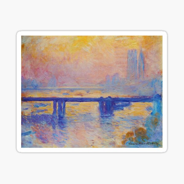 Vista previa del artículo con la obra «Claude Monet - Charing Cross Bridge 1903», diseñado y vendido por artcenter.
