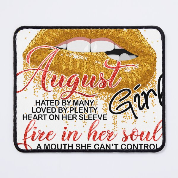 Item preview, August Girl Fire Soul Hated Love Heart Sleeve Mount Can't Control designed and sold by Master Jay.