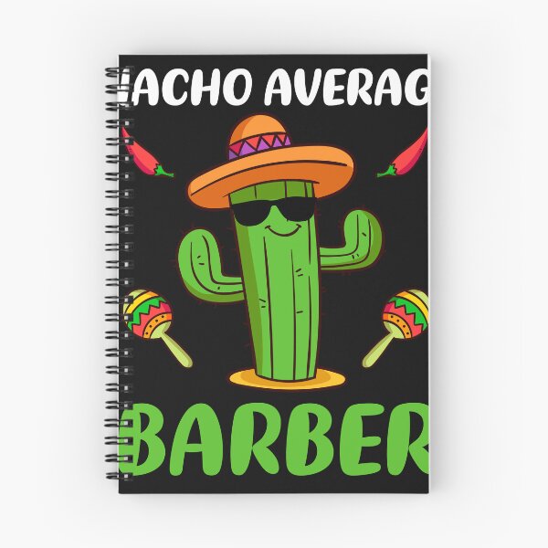 Item preview, nacho average barber funny designed and sold by Yakuzads.