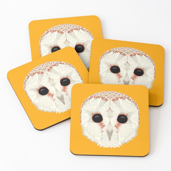 Item preview, Barn Owl - Orange designed and sold by Elisa Yinh Creative.