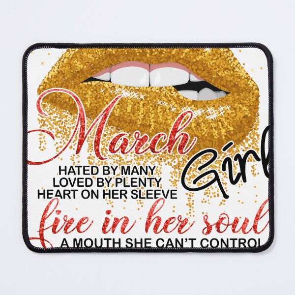 Item preview, March Girl Fire Soul Hated Love Heart Sleeve Mount Can't Control designed and sold by Master Jay.