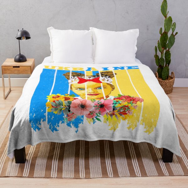 Item preview, Ukraine Flag, floral flag Ukrainian, Cute Ukrainian Girl Gift Idea designed and sold by KHRO.